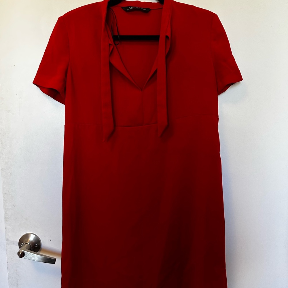 Zara Elegant Red Dress